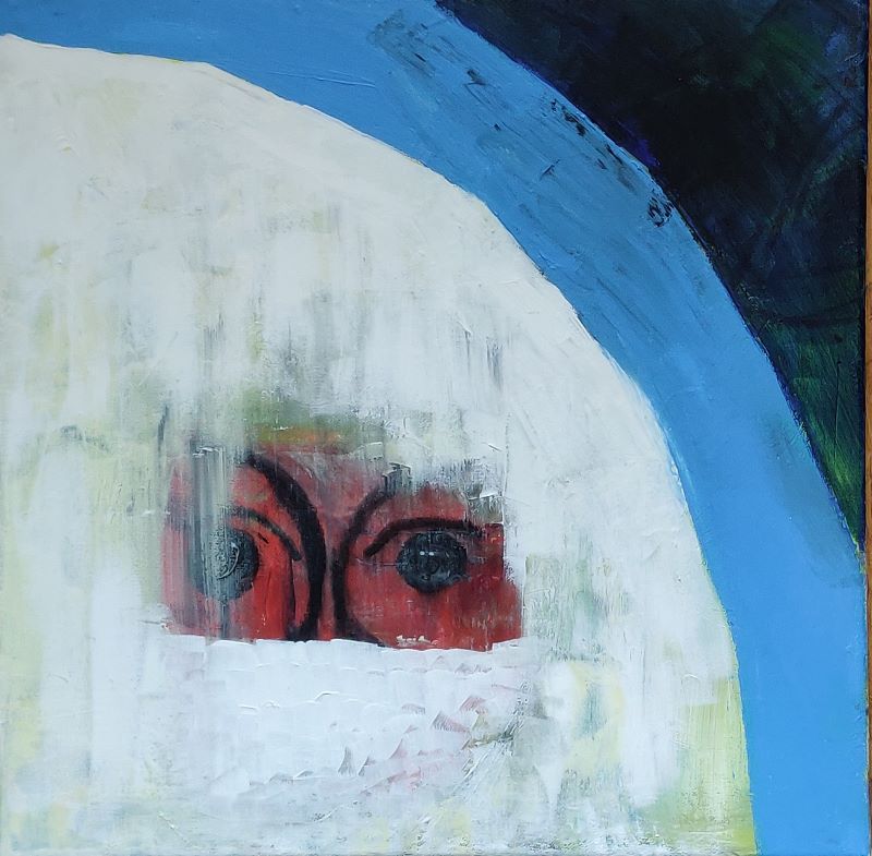 Hidden stories - acrylic paint on a 39x39x1,5 cm canvas (Copy)