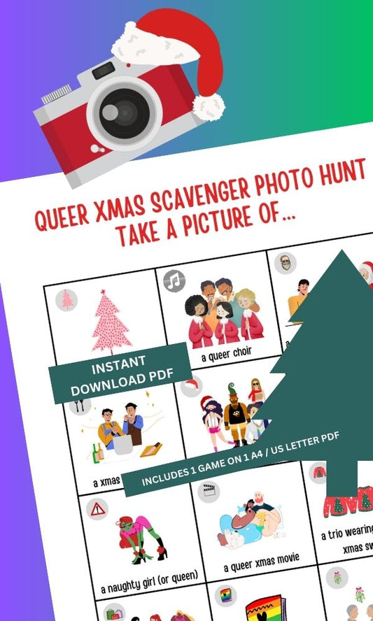 Queer Xmas Scavenger Hunt (Adults Edition) - FREE